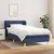 Vidaxl Box spring postelja z vzmetnico modra 90x190 cm blago