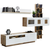 Hom`in DNEVNI REGAL, bela, hrast