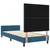 vidaXL vidaXL Postelja Temno Modra 100x200 cm Žamet, (22049476)