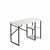HANAH HOME Radni sto Vienna White
