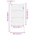 Vidaxl Vrtna vrata antracit 100x125 cm jeklo