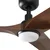 FARO 33809WT1S-LED prigušiva ventilator HEYWOOD L 10W/230V CCT preč.132cm drvo/crna WT+DO