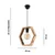 Opviq Luster Hexagon Single, Crni