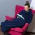 Odeja z rokavi – temno modra - Froster - Home warming