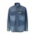 HUGO Jeans srajca Ebant 50565401 Modra Oversize