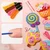 Montessori SLADICE - komplet za šivanje obeskov iz filca - 8 kosov