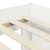 vidaXL Postelja za otroke - visoka postelja 2 pcs Bela 90 x 200 cm