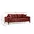 Atelier del Sofa Trosed na razvlačenje Sinor 92x75x225cm Bronzani