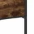 Vidaxl Kovinski posteljni okvir brez vzmetnice dimljen hrast 183x213cm