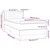 Vidaxl Box spring postelja z vzmetnico temno siva 80x200 cm blago
