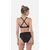 Barts SOLID MULTIFIT TOP, kopalke ž.top bikini, črna 5156