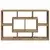 Zidna polica Artisan hrast 85x16x52,5 cm Konstruirano drvo