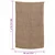 Jutene vreće 5 kom 60 x 105 cm 100% juta 220 g/m2