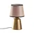 Opviq Stona lampa Drop-15496, Zlatno-bež