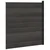 vidaXL vidaXL Plošča ograje WPC in aluminij Črna, (5000249579)