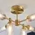 Endon 92213 - Luster na stalku 6xG9/3W/230V mesing