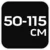 Teleskopska opora 50-115 cm 35-433