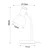 Rea Light Macaria HN2594-452 Stona lampa, E27, 25W, Svetlozelena