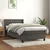 Vidaxl Box spring postelja z vzmetnico temno siv 90x190 cm žamet