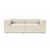 ATELIER DEL SOFA Sofa dvosed Fora 2 Ecru