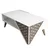Wallity Klub sto Beril 105x58x40cm Beli