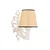 Opviq Zidna lampa Gloria Coral, 15x10x13cm, IP20, Bež-bela