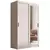 Garderobna omara Hailey - 120 cm - bela
