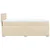 SPRING Box postelja z vzmetnico krem 80x200 cm blago