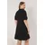 Trendyol Curve Ženska haljina Tbbss25Ah00189, Crna