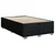 Vidaxl Box spring postelja z vzmetnico črn 120x200 cm blago