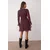 Trendyol Milla Ženska haljina Twoaw26El00084, Bordo