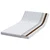 vidaXL Vzmetnice Bela 200 x 100 cm 100% poliester