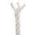 Vidaxl Vrv iz jute 8 Bela 100% Tossa jute