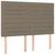 Greatstore Box spring postelja z vzmetnico taupe 140x200 cm blago