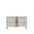 HANAH HOME Komoda Salkim 120 White Travertine Gold