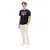 TOM TAILOR Majica temno modra/bela