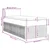 vidaXL vidaXL Box spring postelja z vzmetnico krem 80x200 cm blago, (21307186)