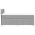 Vidaxl Box spring postelja z vzmetnico svetlo siva 90x200 cm blago