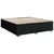 Vidaxl Box spring postelja z vzmetnico črna 180x200 cm blago