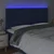 Vidaxl vidaXL Vzglavje postelje z LED modro 160x5x118/128 cm blago