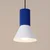 Sollux SL.1874 - Luster na kablu ESTRIA 1xE14/10W/230V prečnik 14 cm plava