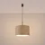 Sollux SL.1849 - Luster na sajli NEVIA 1xE27/15W/230V prečnik 40 cm taupe