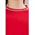 Trendyol Curve Ženska majica Tbbss25Bf00050, Crvena