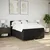 Vidaxl Box spring postelja z vzmetnico črna 140x200 cm blago