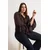 Trendyol Curve Ženska bluza Tbbss26Af00056, Braon