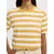 SELECTED Majica SLFESSENTIAL rumena/bela