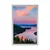 Plakat jezero ob sončnem zahodu - 30x45 white