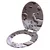 WC deska Schütte GREY STEEL MDF, Soft Close