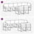 Set vanjskih sofa s jastukom 8 pcs Bijela i antracit Poliester