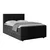 Livetastic BOXSPRING POSTELJA 140 cm  x 200 cm , les, kovina, umetna masa, tekstil črna